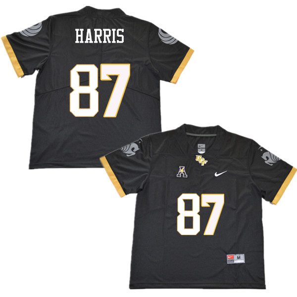 Men #87 Jacob Harris UCF Knights College Football Jerseys Sale-Black